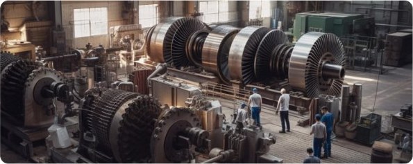 Air handling unit fan and motor assembly